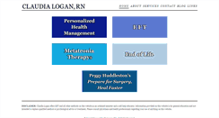 Desktop Screenshot of claudialoganrn.org